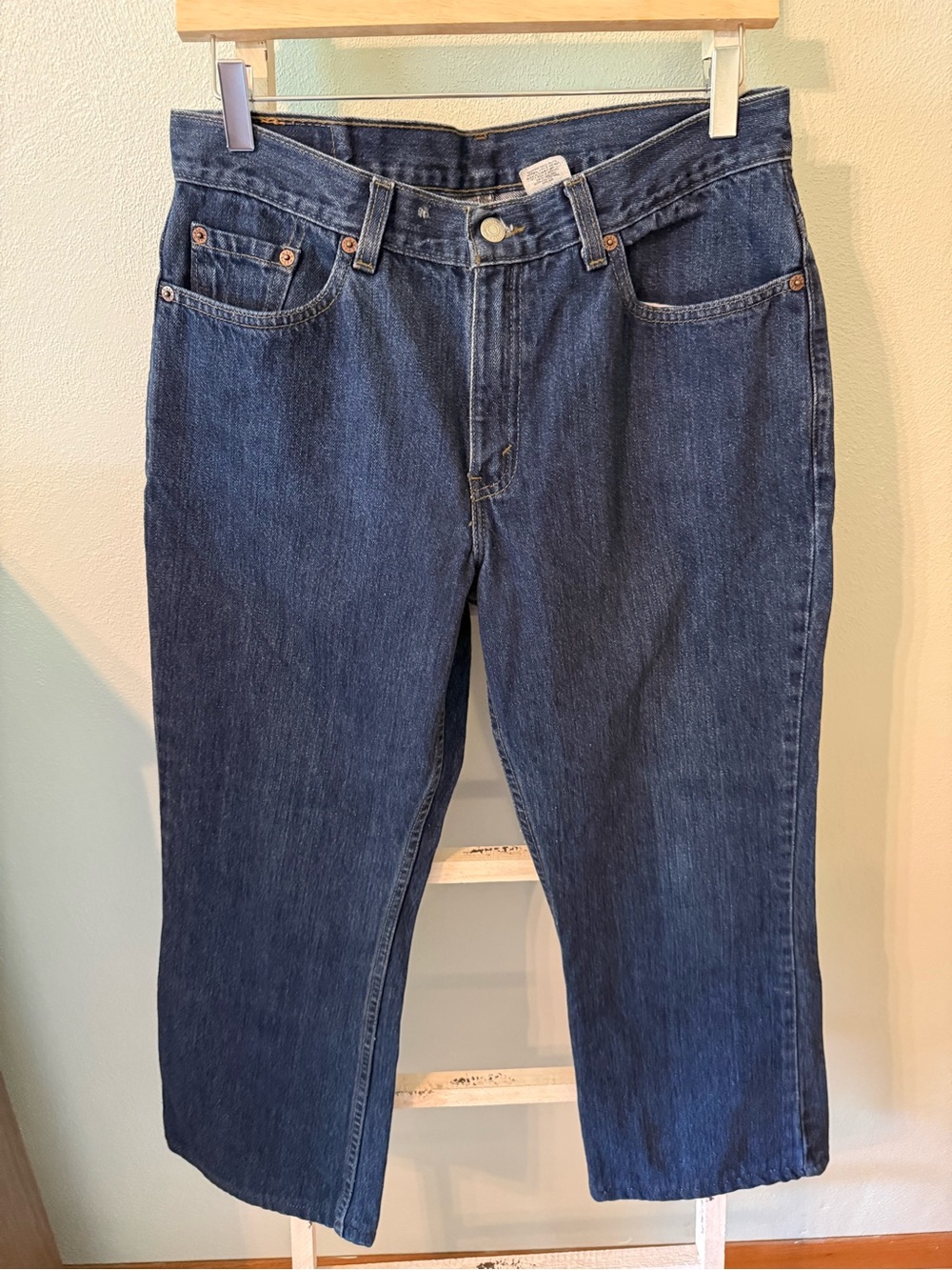 Vintage Y2K Levi’s 515 Boot Cut Lower Rise Jeans Made in USA Women Size 12S